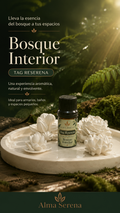 Tag aromático personalizado en yeso – Alma Serena