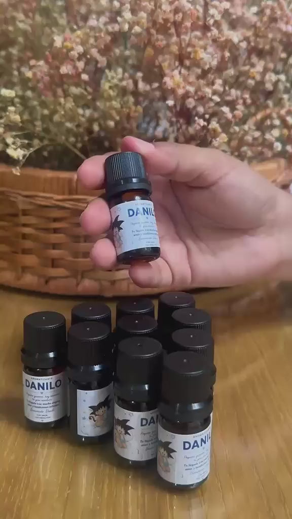 Tag aromático personalizado en yeso – Alma Serena